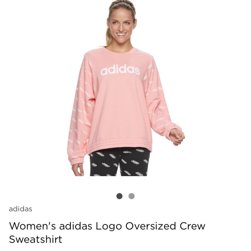 *1 LEFT* *Brand New*Logo Oversized Crew Sweatshirt